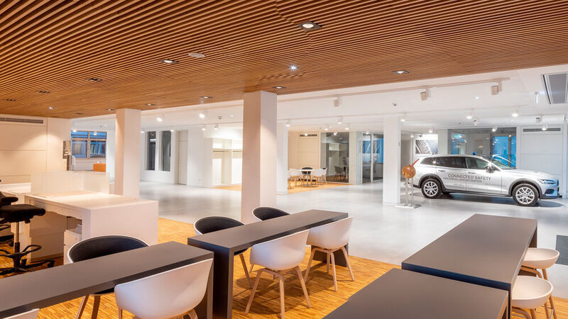 Großen Wert hat Volvo beim Umbau seines hessischen Standorts auf eine Wohlfühlatmosphäre gelegt. (Volvo)