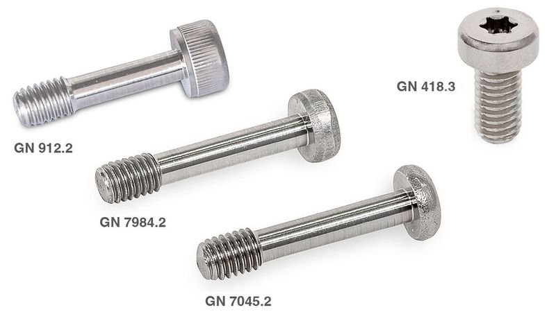 Spezielle Anwendungen brauchen spezielle Schrauben – Ganter hat sie im Programm.(www.ganternorm.com)