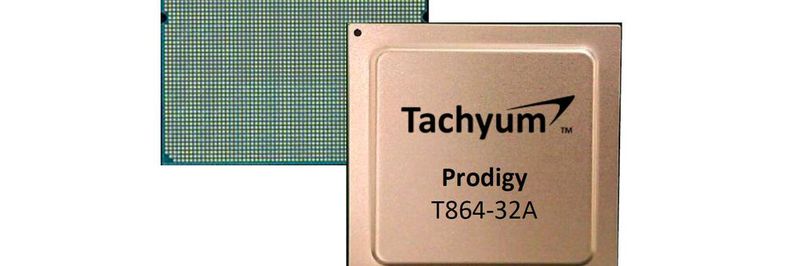 Martialisch: T864 klingt irgendwie nach Terminator. Ob der Prodigy-Chip tatsächlich das Ende bisheriger Server-Prozessoren erwirkt, wird sich ab dem nächsten Jahr zeigen.(Bild:  Tachyum)