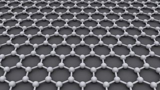 Graphen: Mit Wasser hat das Nanomaterial das Potenzial zur Batterie der Zukunft (AlexanderAIUS, Wikimedia Commons)
