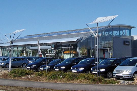 Audi-Betrieb in Bamberg, Kronacher Straße (Archiv: Vogel Business Media)