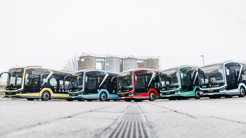 Im Jahr 2025 wurden in Europa mehr Busse neu zugelassen als im Vorjahr.(Bild:  MAN)