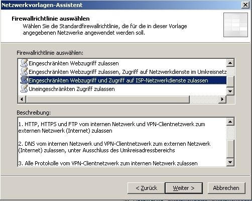 Vorlagen für Firewallrichtlinien erleichtern die Konfiguration, vermeiden Fehler und sparen Arbeitszeit. (Archiv: Vogel Business Media)