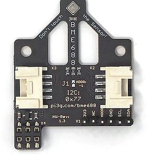 Bosch-Sensor BME688 integriert auf einem I2C Breakout Board: Der Sensor BME688 ist der erste Gassensor von Bosch mit künstlicher Intelligenz.(Bild:  Pi3g)