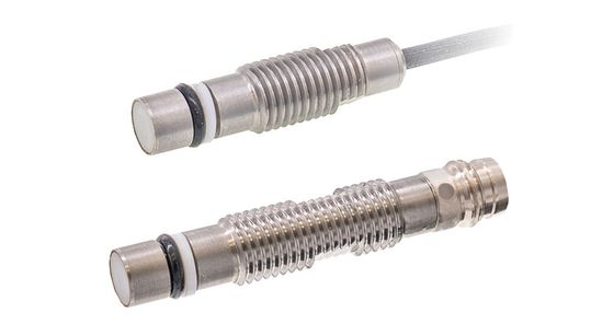 Die kompakten und druckfesten induktiven Sensoren IP080105 (oben)  und IP080175 ergänzen das  Portfolio an  Näherungsschaltern von ipf electronic. (Bild:   ipf electronic)