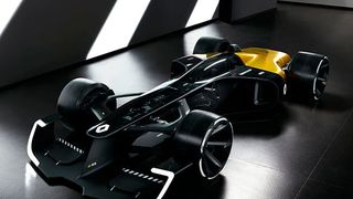 Renault präsentiert auf der Auto Shanghai 2017 mit dem Concept Car R.S. 2027 Vision seine Interpretation künftiger Formel-1-Fahrzeuge. (Renault)