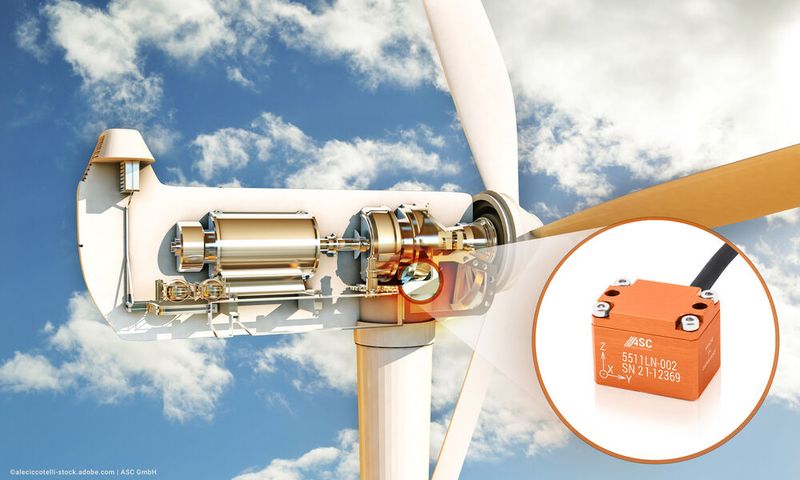 An dieser Position in der Gondel einer Windenergie-Anlage wurden die ASC-Sensoren zu Testzwecken installiert. (Bild: Bild: aleciccotelli/AdobeStock, Produkt ASC GmbH)