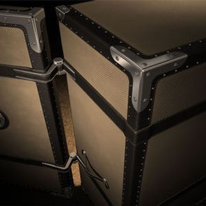 Rosegold, Gold oder Platin – konfigurierbare virtuelle Zierteile für einen Luxustresor.