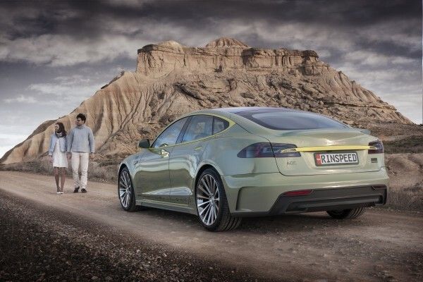 Mit dem vollelektrisch angetriebenen Konzeptfahrzeug „XchangE“ zeigt die Schweizer Ideenschmiede Rinspeed auf dem Genfer Auto-Salon die Zukunft des autonomen Fahrens.  (Rinspeed)