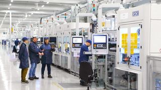 Das Batteriewerk von Valmet Automotive in Salo, Finnland: Der Zulieferer stärkt seine Finanzkraft mit einem Darlehen über 100 Millionen Euro. (Valmet Automotive)