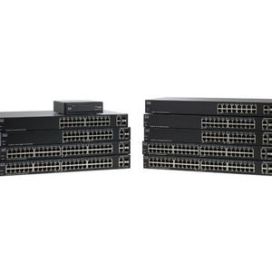 Die Cisco Smart Switches der Serie 200 sind als Fast-Ethernet-Modelle mit 24 oder 48 Ports und als Gigabit-Ethernet-Switches mit 16, 24 oder 48 Ports erhältlich.