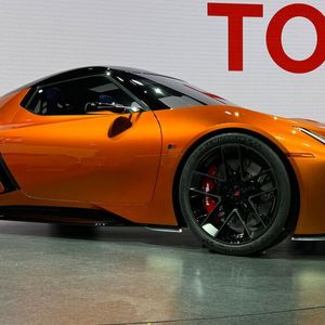 Toyota zeigt auf der Japan Mobility Show ein hinreißend gezeichnetes Sportcoupé.(Bild:  sp-x/Benjamin Bessinger)