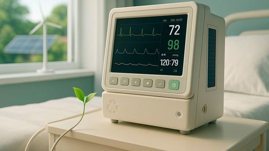 Nachhaltigkeit in der Medizintechnik – eine Herausforderung?(Bild:  GPT Image Editor / KI-generiert)