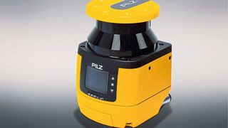 Der Sicherheits-Laserscanner PSEN-Scan von Pilz bietet jetzt auch flexible Überwachung von vertikalen Flächen. (Pilz)