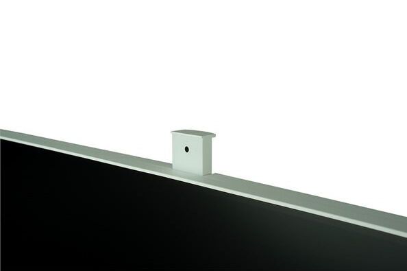 Die oben im Terra 2710HA wh Greenline eingebaute Webcam kann versenkt werden.  (Bild: Wortmann)