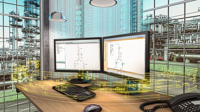 2008: Mit der Übernahme von Innotec und dessen Anlagenengineering-Software Comos (Launch: 1996) stellt Siemens die Weichen für das künftige integrierte Anlagenmanagement in der Prozessindustrie. (Siemens)