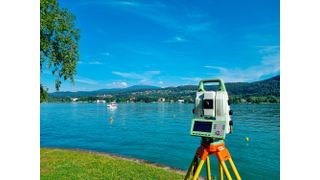 In mehreren Messkampagnen am Wörthersee wurde das Monitoringsystem ausgiebig getestet.  (Bild: Institut für Geodäsie - TU Graz )