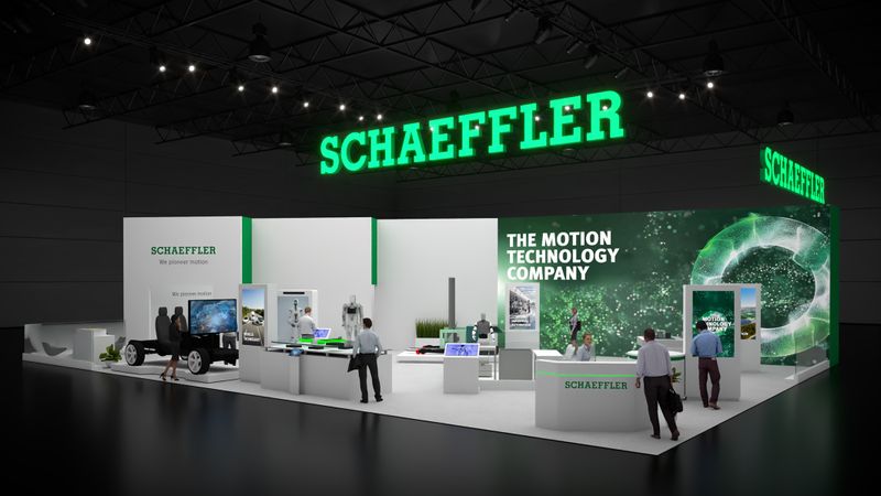 Aktoren für humanoide Roboter, leistungsstarke Lagerlösungen für die Energieerzeugung sowie autonome Materialtransportlösungen: Schaeffler stellt seine Innovationen im Bereich Bewegungstechnologien auf der CES 2026 vor. Besucher können vom 6. bis 9. Januar am Stand 7301 in der West Hall des Las Vegas Convention Centers Live-Demonstrationen erleben und sich mit Schaeffler-Expertinnen und -experten austauschen.(Bild:  Schaeffler)
