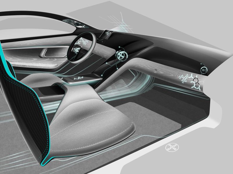 Auf der K 2013 präsentiert Bayer Materialscience ein integriertes Gestaltungskonzept für ein Autocockpit auf Basis von Polycarbonat. (Bild: Bayer)