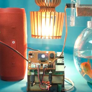 GraspIO Cloudio: Füttern Sie die Fische sprachgesteuert und kontrollieren Sie, ob die Pflanze ausreichend Wasser hat.(Bild:  Graspio)