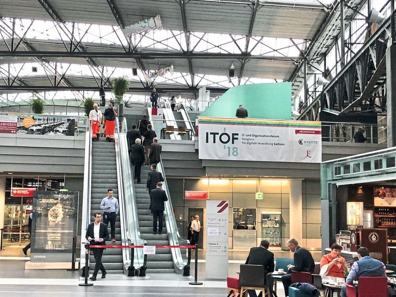 Die ITOF fand diesmal im Dresdener Flughafen statt (Sandra Schüller)
