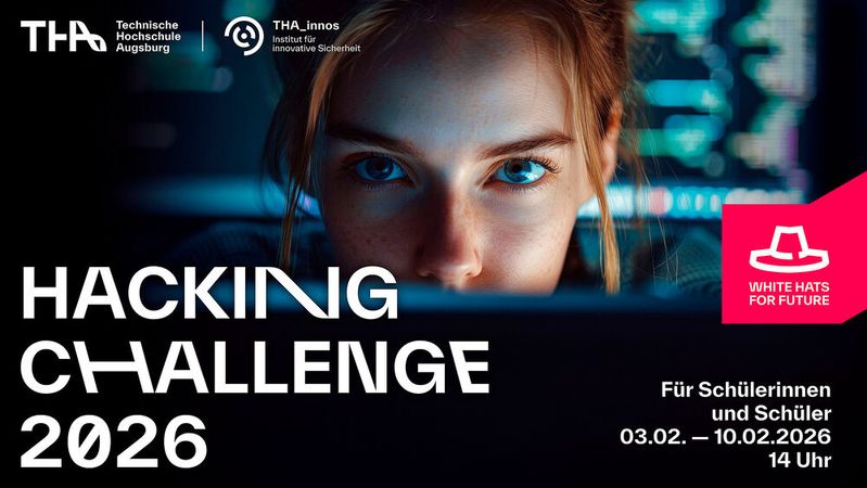 Auch 2026 können Schülerinnen und Schüler als White Hats wieder zeigen, was sie in Sachen Mathematik, Kryptographie, Logik und Programmierung drauf haben.(Bild:  Technische Hochschule Augsburg)