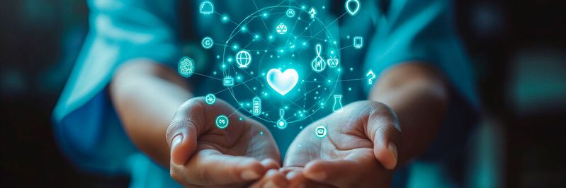 Innovative und digitale Langzeitpflege: Videotechnik, wie für Televisiten eingesetzt, KI oder andere technische Anwendungen bieten Vorteile in der medizinischen Versorgung.(© thekone990 – stock.adobe.com)