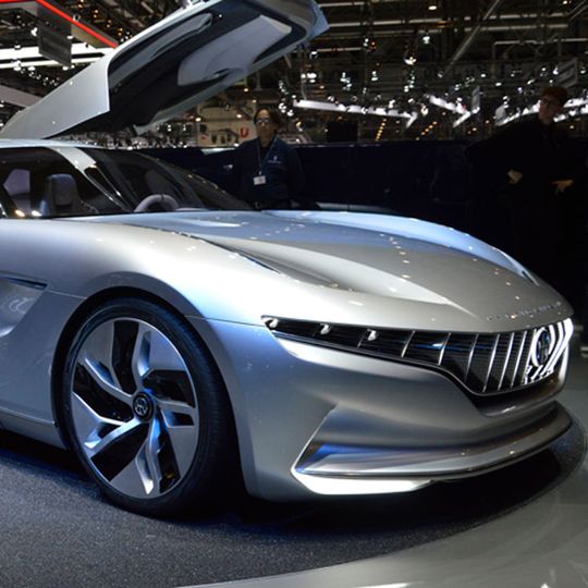 Auf dem Genfer Salon 2018 hat Pininfarina mit dem HK GT bereits eine vollelektrische Studie gezeigt.(Bild:  Schreiner/»kfz-betrieb«)