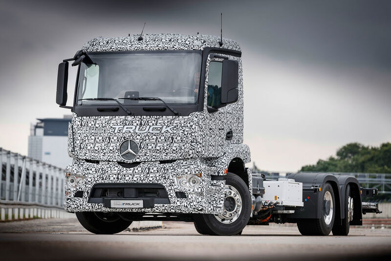 Mercedes-Benz hat den vollelektrisch fahrenden „Urban eTruck“ vorgestellt. (Daimler)