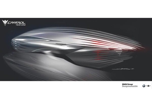 Der E-Patrol von BMW: hat drei Drohnen an Bord (Bild: BMW Group DesignworksUSA)