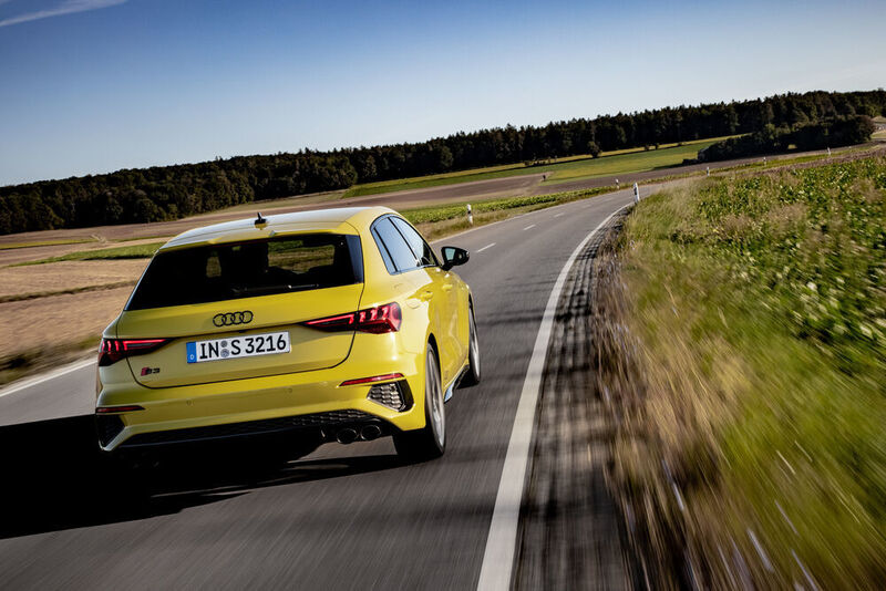 Der S3 wird von einem Vierventiler mit stolzen 228 kW/310 PS angetrieben. (Auto-Medienportal.Net/Audi)