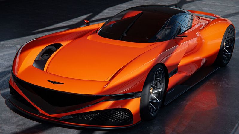 Genesis hat mit dem „X Gran Berlinetta Vision Gran Turismo Concept“ bald einen Boliden in der virtuellen Autowelt am Start.(Bild:  Genesis)