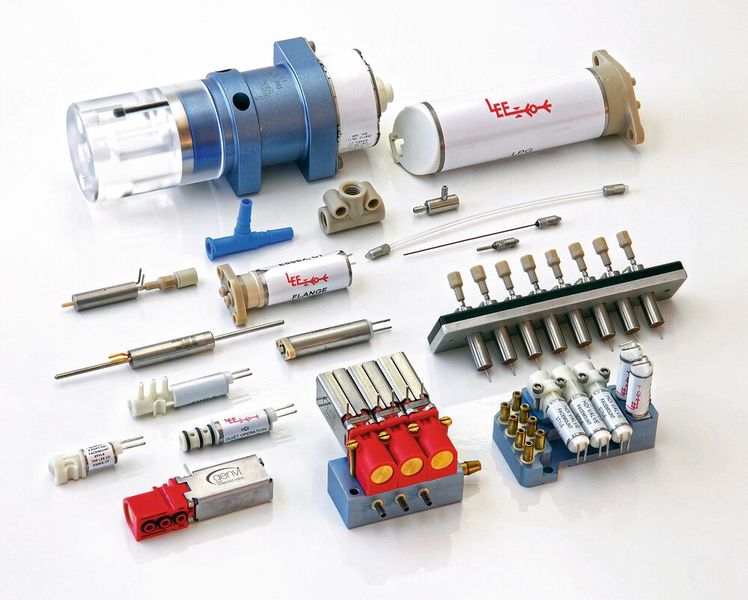 1970: Gründung EFS (Electro-Fluidic Systems) – Einführung Miniatur Magnetventile für DOD bzw. Ink-Jet-Printing.  (The Lee Company)