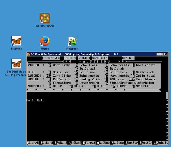 Abbildung 9: Erstaunlich: Selbst Emulationsprogramme wie DOSBOX und somit 16-Bit Applikationen, kann der Administrator mithilfe des NDM Desktop Managers über Terminaldienste bereitstellen. (Bild: Schlede/Bär)