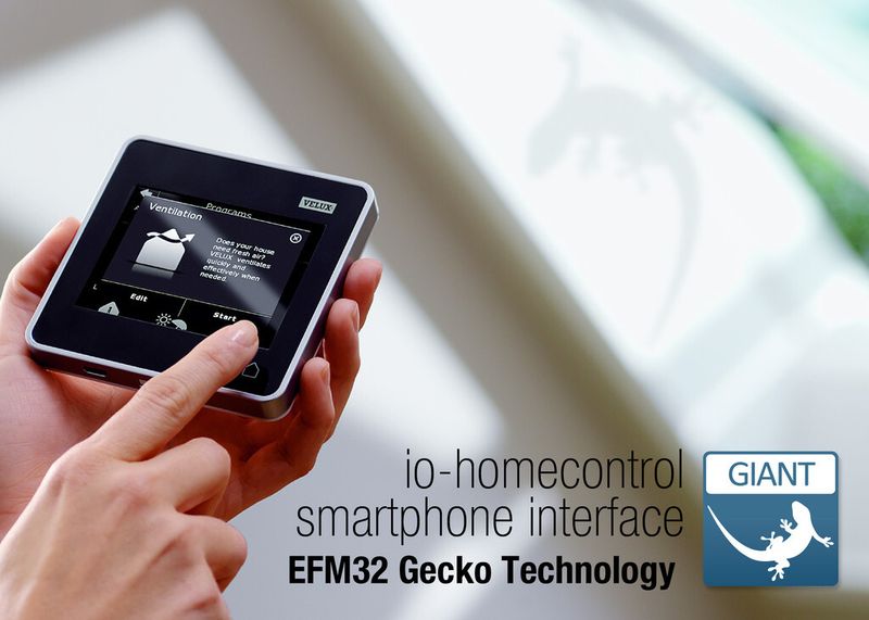 Velux-Integra: Fernsteuerung für elektrische Fenster von Velux mit EFM32 Giant Gecko MCU von Energy Micro (Velux/Energy Micro)