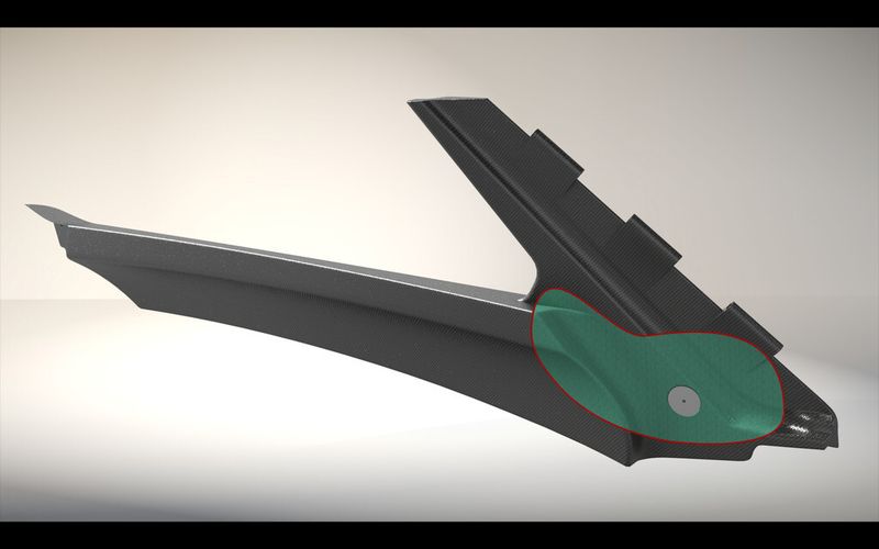 Während der Neugestaltung des D8 GTO stellte sich Donkervoort einer Reihe weiterer Herausforderungen: Dies reichte von der Optimierung des Ansaugkrümmers über die Luftführung des Motors bis hin zur Lösung neuer aerodynamischer Fragen.  (Bild: Solid Works)