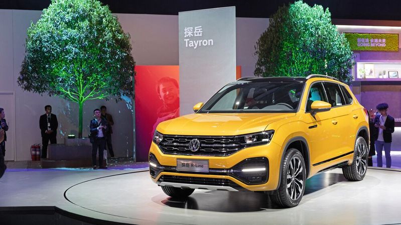 Der VW Tayron ist ein Exklusivmodell für die chinesischen Kunden.(Bild:  Volkswagen)