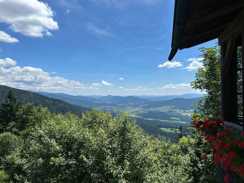 Die größte Belohnung nach der Wanderung? Der Ausblick  (Bild: Julia Griebel)