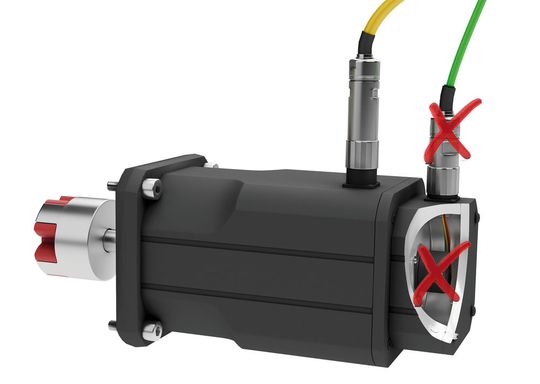 Bild 1: Für die feldorientierte Regelung von Synchronmotoren wird ein Drehgeber benötigt. Dieser kann bei der Anwendung von dynAIMx entfallen, ohne das Einschränkungen für den Betrieb der Maschine bestehen. Bild 1: Für die feldorientierte Regelung von Synchronmotoren wird ein Drehgeber benötigt. Dieser kann bei der Anwendung von dynAIMx entfallen, ohne das Einschränkungen für den Betrieb der Maschine bestehen.