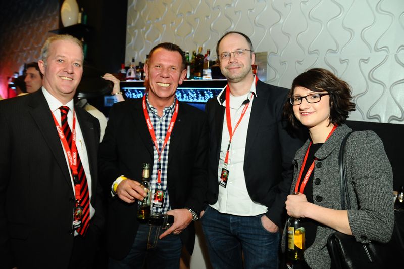 v.l. Christian Wahnschaffe (Api), Klaus Mähleke (Icube), Torsten Duffner (Smartbook) und Laura Helm (Icube) (IT-BUSINESS)