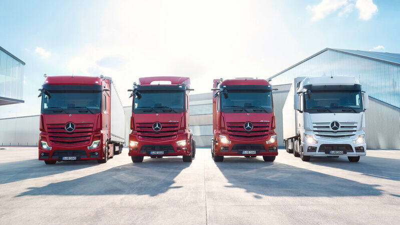 Daimler Truck steigerte den Lkw-Absatz in unter anderem Europa und Lateinamerika. 