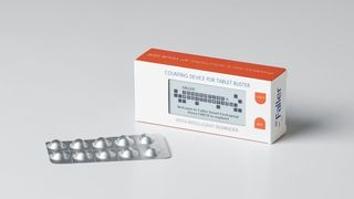 Smart Packaging Prototyp „Counting Device“ – innovative Medikamentenverpackung mit Zähl- und Erinnerungsfunktion (August Faller)