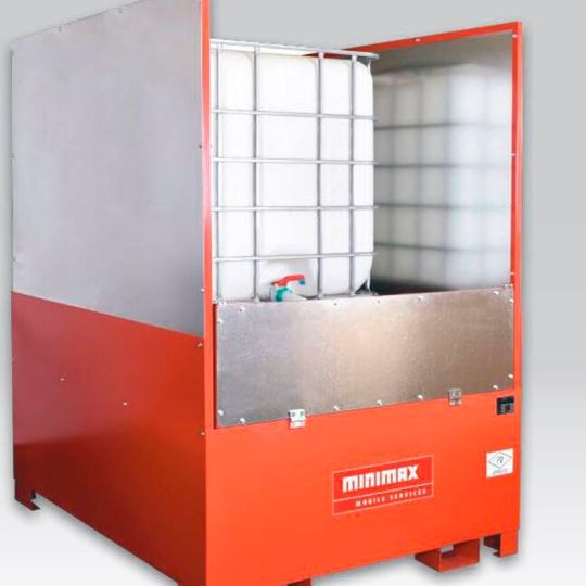 Die Minimax-Brandschutzwanne(Bild:  Minimax)