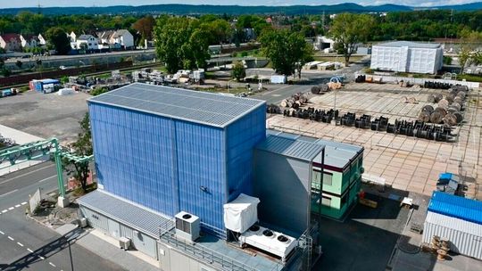 Caphenias Plasma-Boudouard-Reaktor im Industriepark Frankfurt-Höchst(Bild:  Siemens)