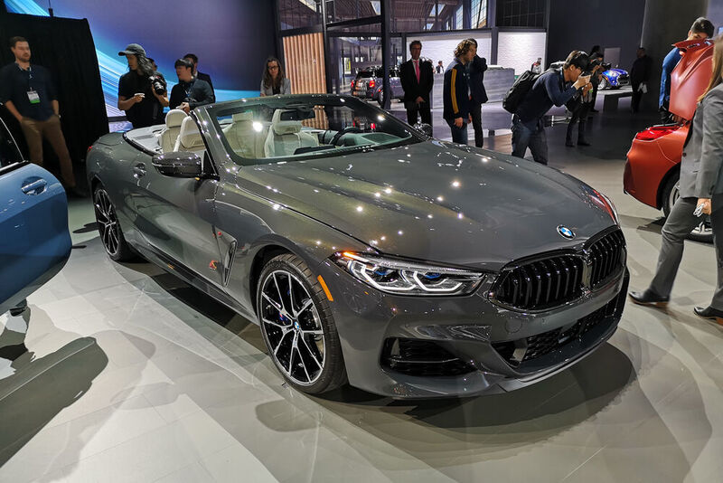 Die deutschen Hersteller feiern dieses Jahr in Los Angeles ein paar bedeutende Premieren. BMW zeigt unter anderem das neue 8er Cabriolet. (Max Friedhoff/SP-X)