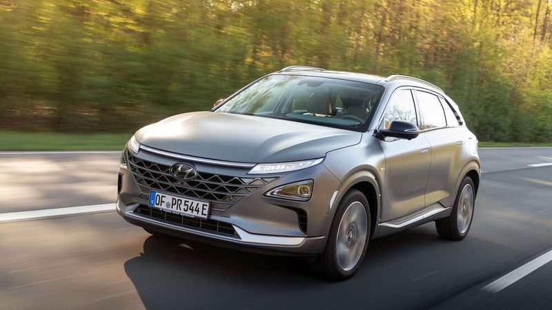 ... der Hyundai Nexo, ebenfalls 5 Neuzulassungen. (Bild: Hyundai/Ampnet)