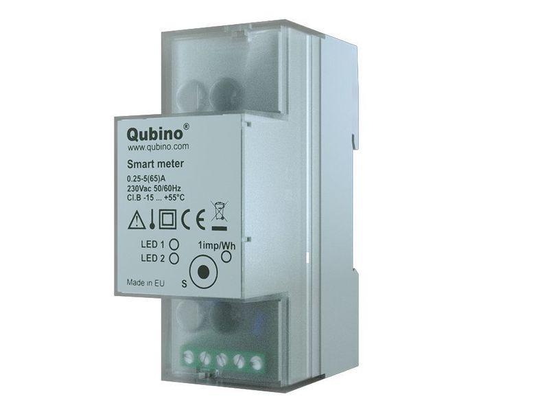 Mit dem Smart-Meter-Strommesser für 3-phasige Elektroinstallationen von Qubino kann der Stromverbrauch eines Hauses via Z-Wave erfasst werden. (Z-Wave Europe)