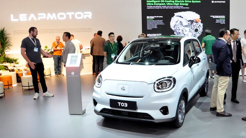 Leapmotor verkauft das Modell T03 bereits in Frankreich.(Bild:  Wehner – VCG)