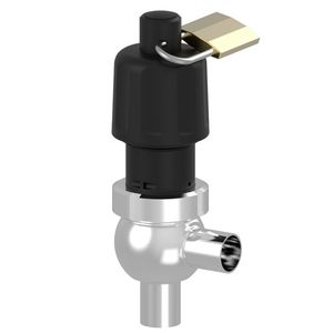 Lock-Out-/Tag-Out-Lösungen sorgen hier an Vesta-Ventilen mit DN25 für Sicherheit.(Bild:  Gea)