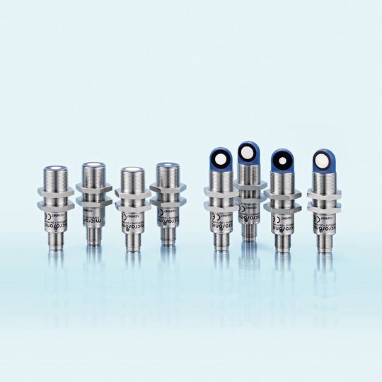 Die lpc+ Ultraschallsensoren verfügen über zwei Ausgangsstufen.(Bild:  microsonic)